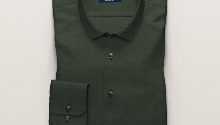 Dark Green Dress Shirt Men Elevate Your Style with Sophistication