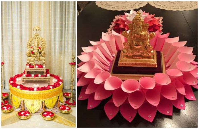 How to make styrofoam ganpati decoration at home