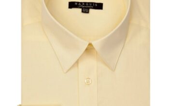 Yellow dress shirts for men