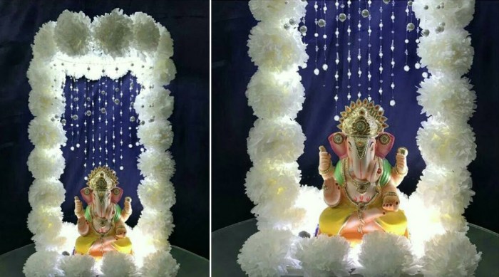 Ganpati ganesh chaturthi makhar singhasan latestly