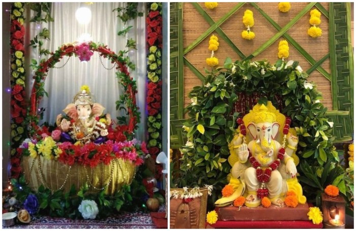 How to make styrofoam ganpati decoration at home