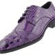 Purple mens dress shoes