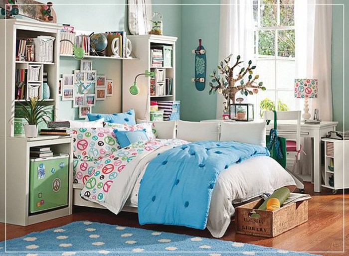 How to decorate a teens shared room