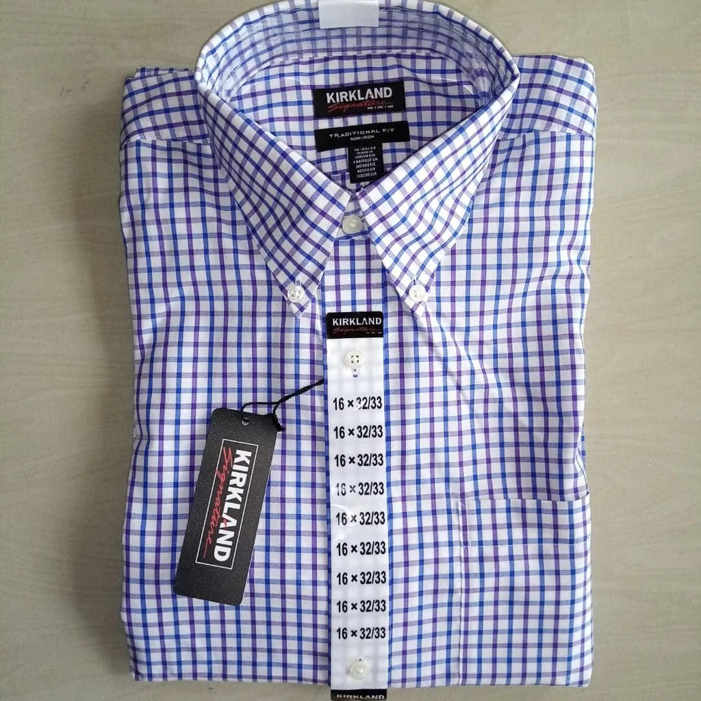 Kirkland signature men's button down dress shirt