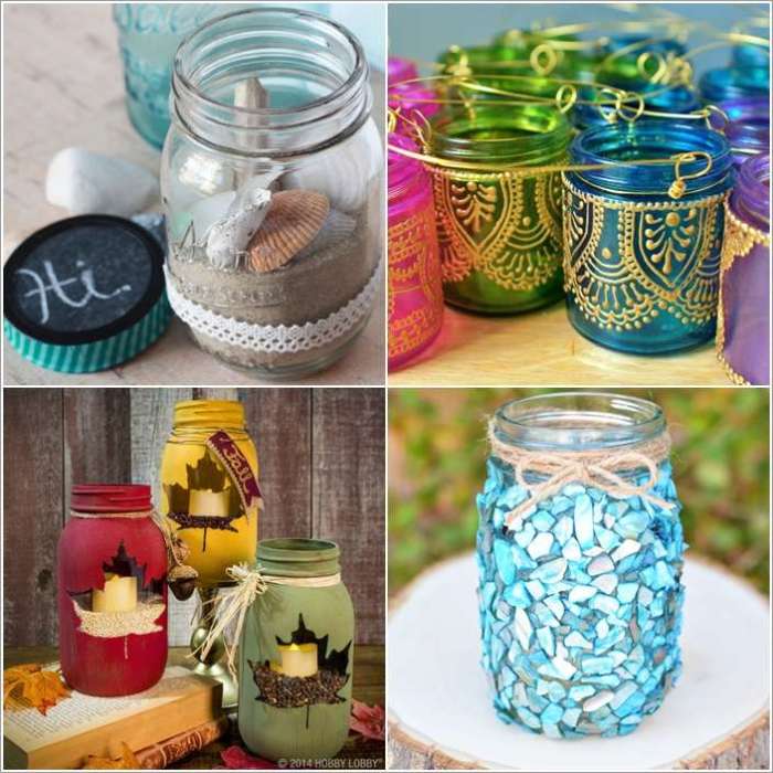 How to make mason jar decoration