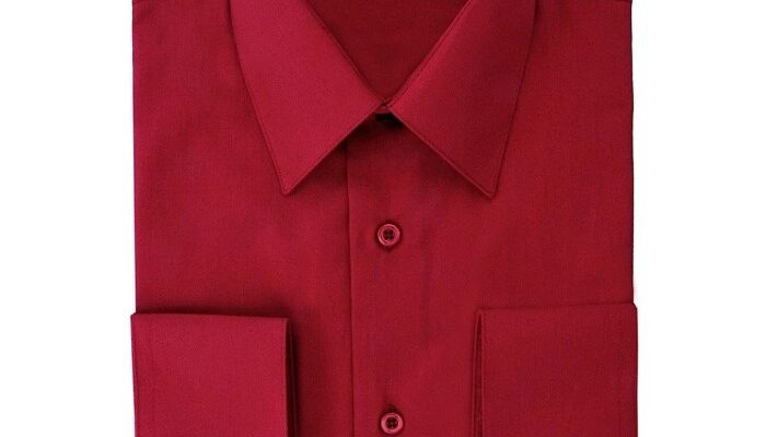 A Stylish Mens Burgundy Dress Shirt – Elevate Your Wardrobe Today