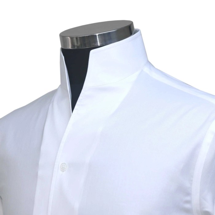 Dress shirt no collar mens