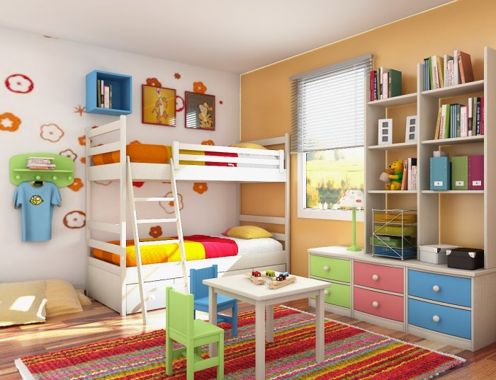 How to decorate a teens shared room