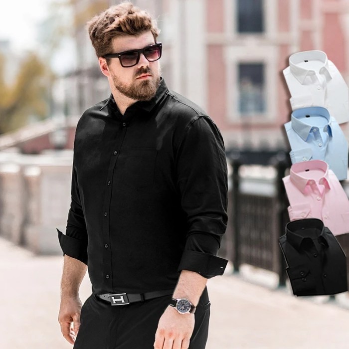 Long sleeve men's floral dress shirts